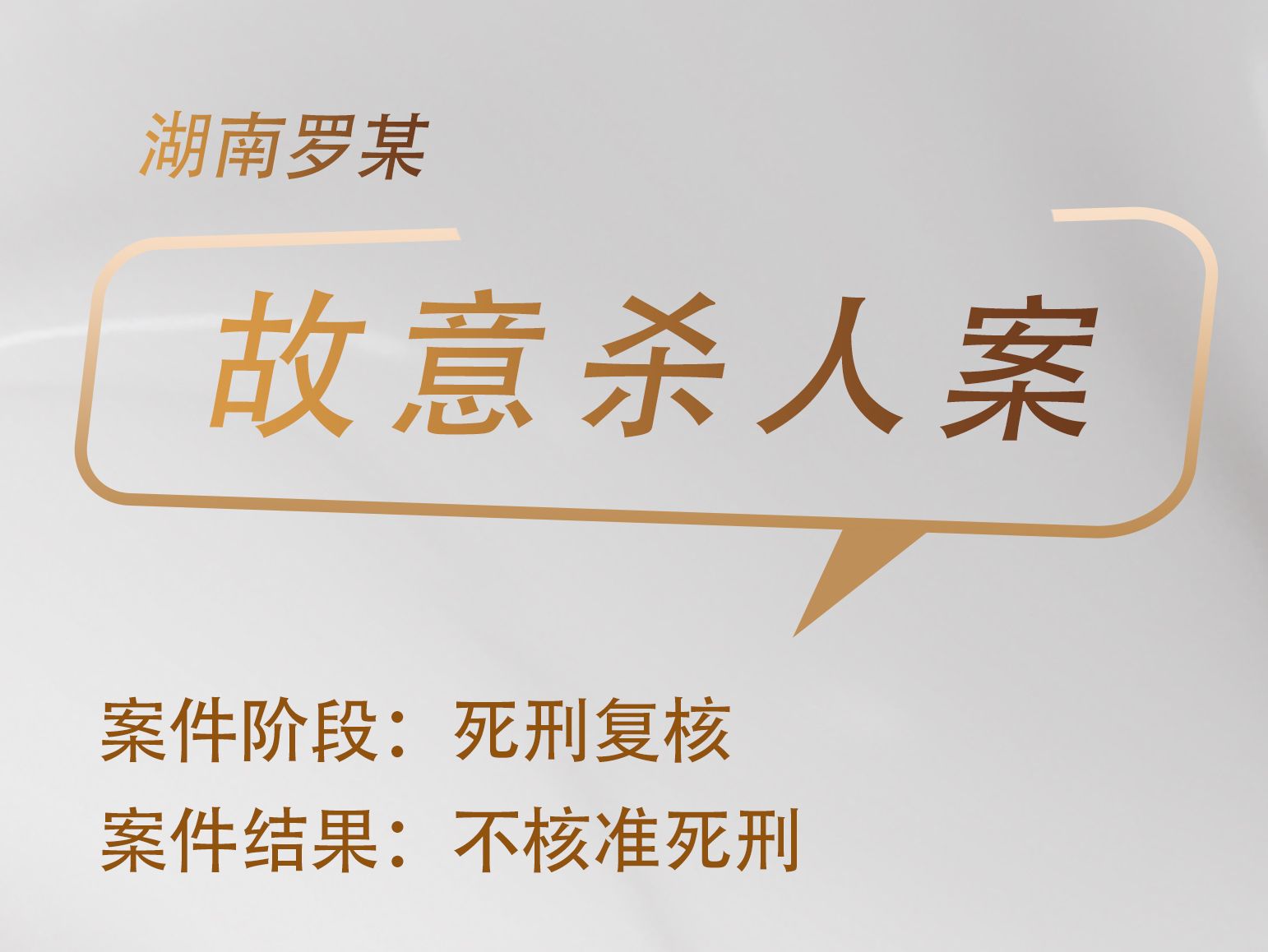 张雨、王帝律师承办：湖南罗某故意杀人案