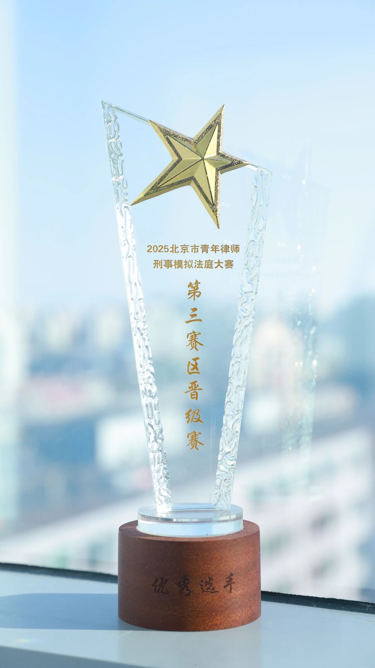 杨岚律师在首届北京市青年律师刑事模拟法庭大赛决赛中荣获优秀选手